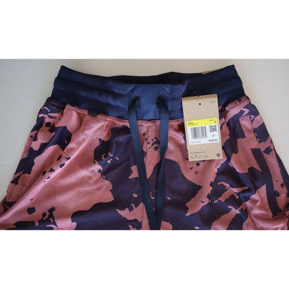 Nike DX0329-410 Men's Sz S Navy/Sea Coral Dri-Fit ADV 8" Basketball Shorts - Picture 4 of 11